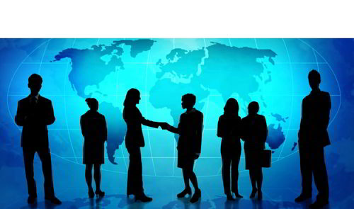 Corporate business people